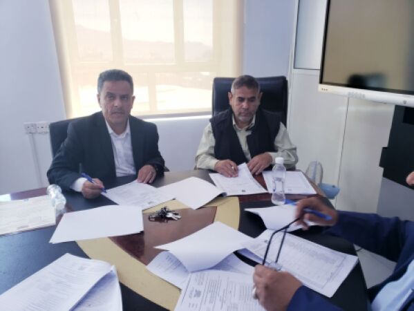 مجلس الاعتماد الأكاديمي يعقد اجتماعاً للجنة مراجعة اللائحة المالية برئاسة ا.د عادل المطري