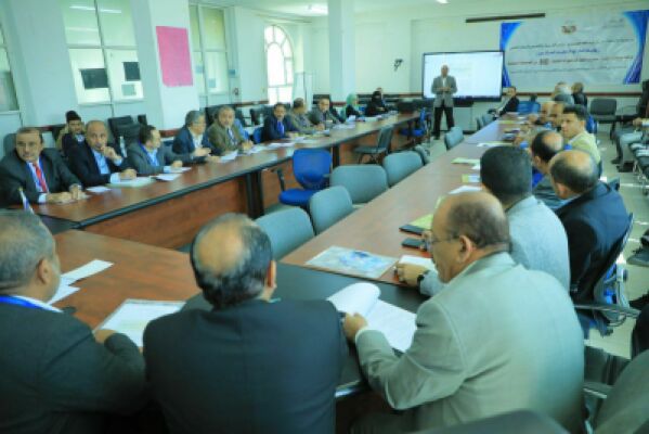 ألبوم صور خاص بمشاركة مجلس الاعتماد الأكاديمي وضمان جودة التعليم مناقشة وإقرار مشروع لائحة الدكتوراه الطبية "أم دي" في الجامعات اليمنية